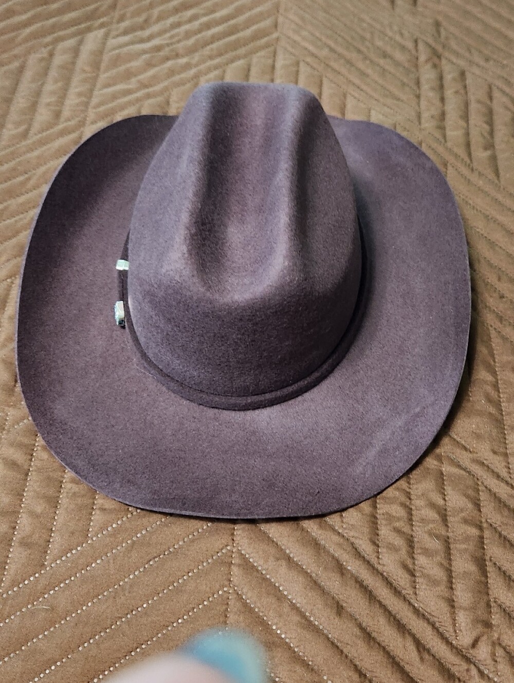 NWOT Felt Western Ranch Hat in Deep Brown